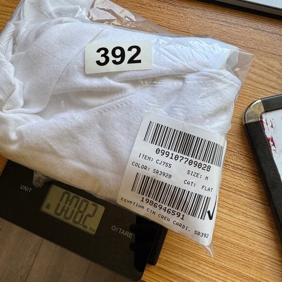 J.Crew New Jackie Cardigan SZ M White Egyptian Cotton Button Up Crewneck Stretch - Picture 8 of 8